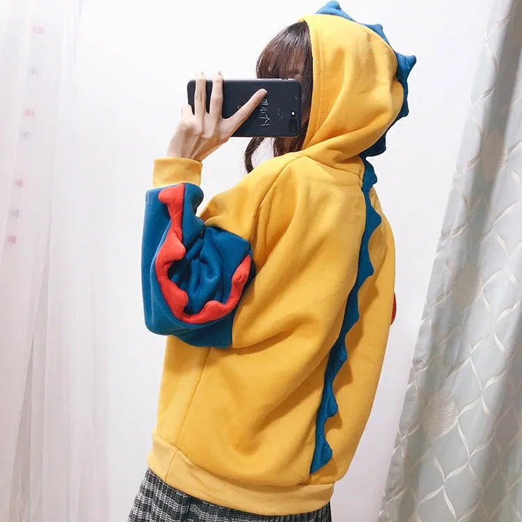 Dinosaur Hoodie Fleece AD12782