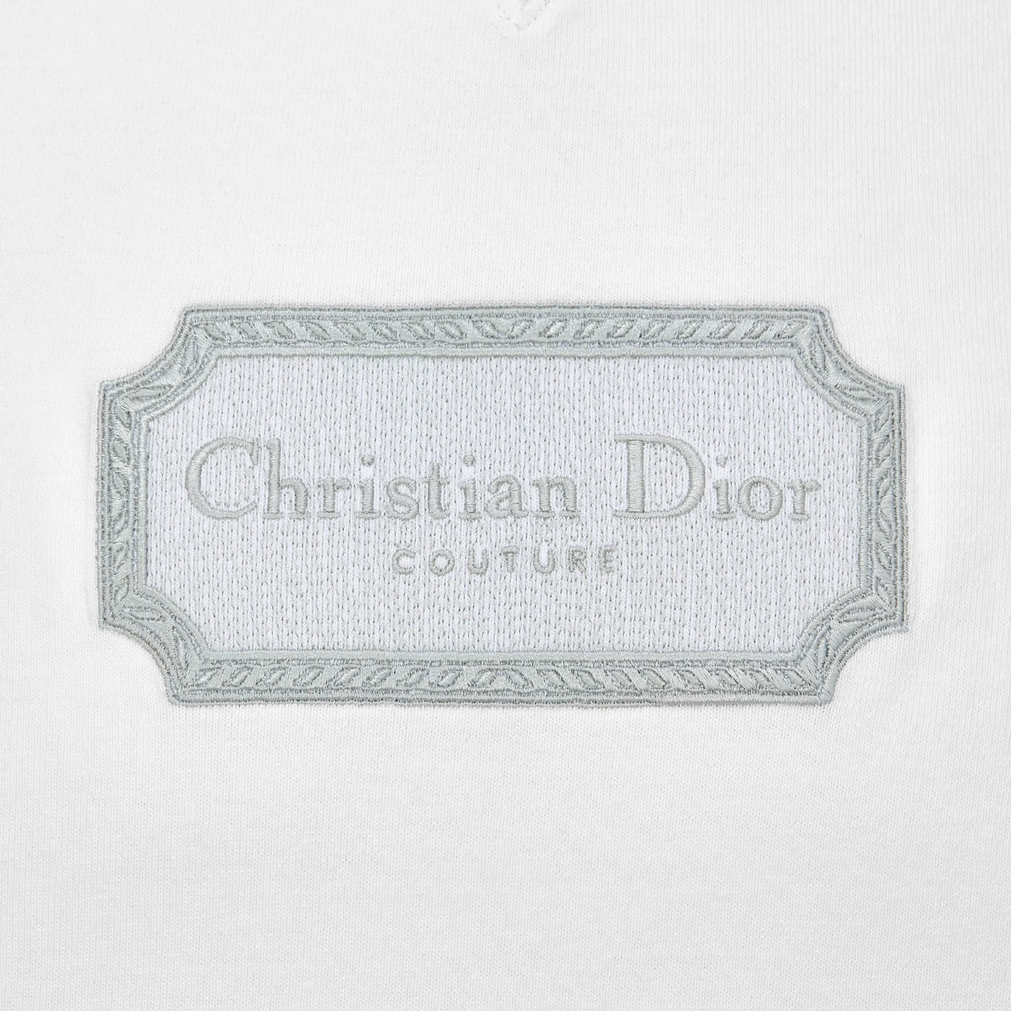 Dior 'Christian Dior Couture' Relaxed Fit White T Shirt