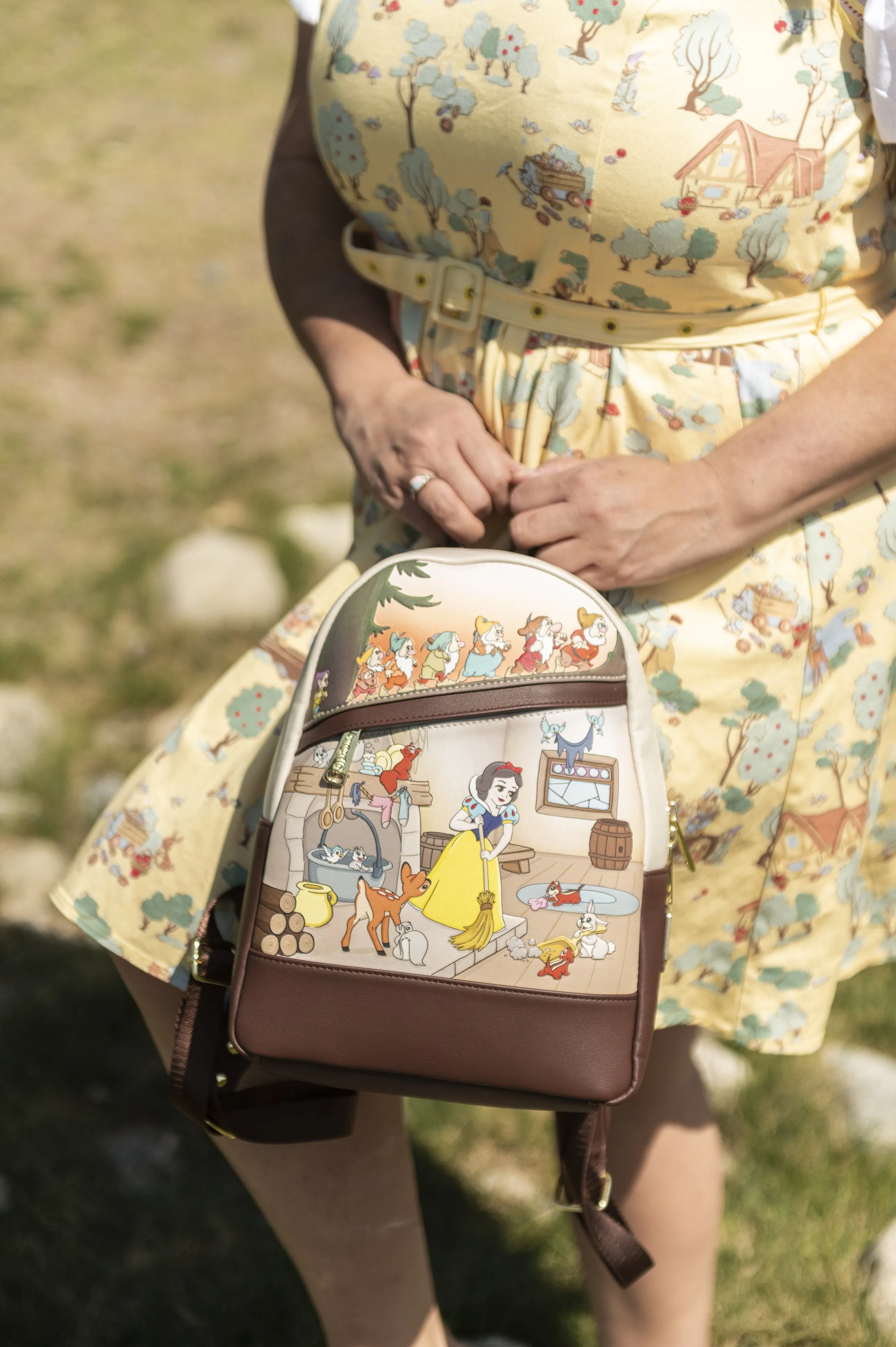 Disney Snow White & the Seven Dwarfs Multi Scene Mini Backpack