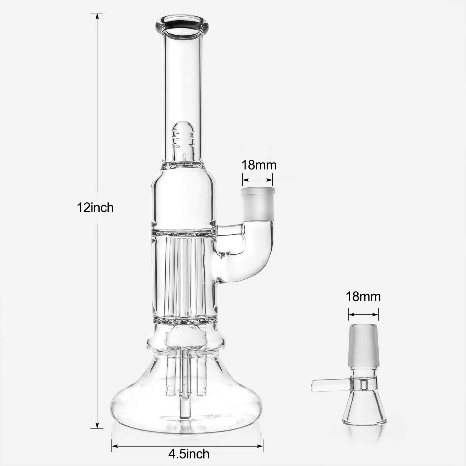 Double Tree Perc Bong