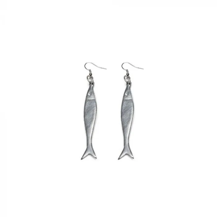 EARRINGS THIN FISH AL17372