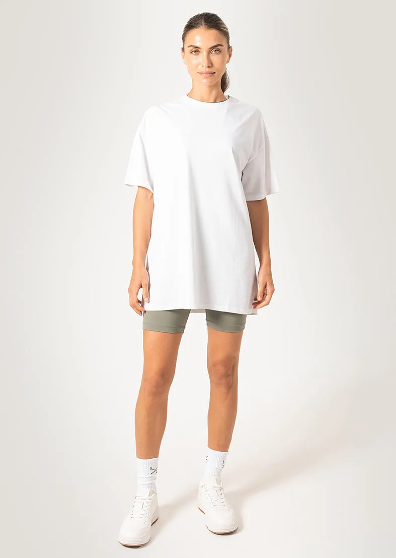 Elevate Boyfriend Tee White FINAL SALE