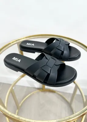 FINAL SALE - MIA Poliana Black Sandal