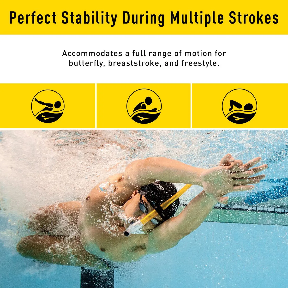 Finis Original Swimmer's Snorkel | Yellow