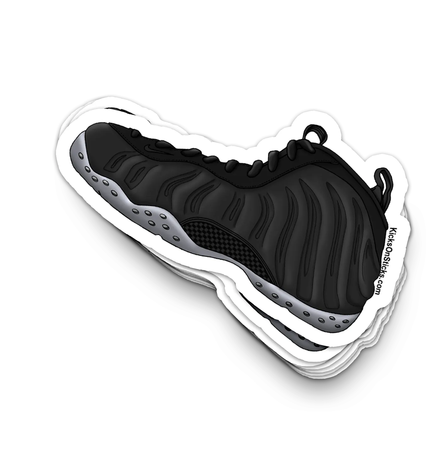 Foamposite "Stealth" Sneaker Sticker