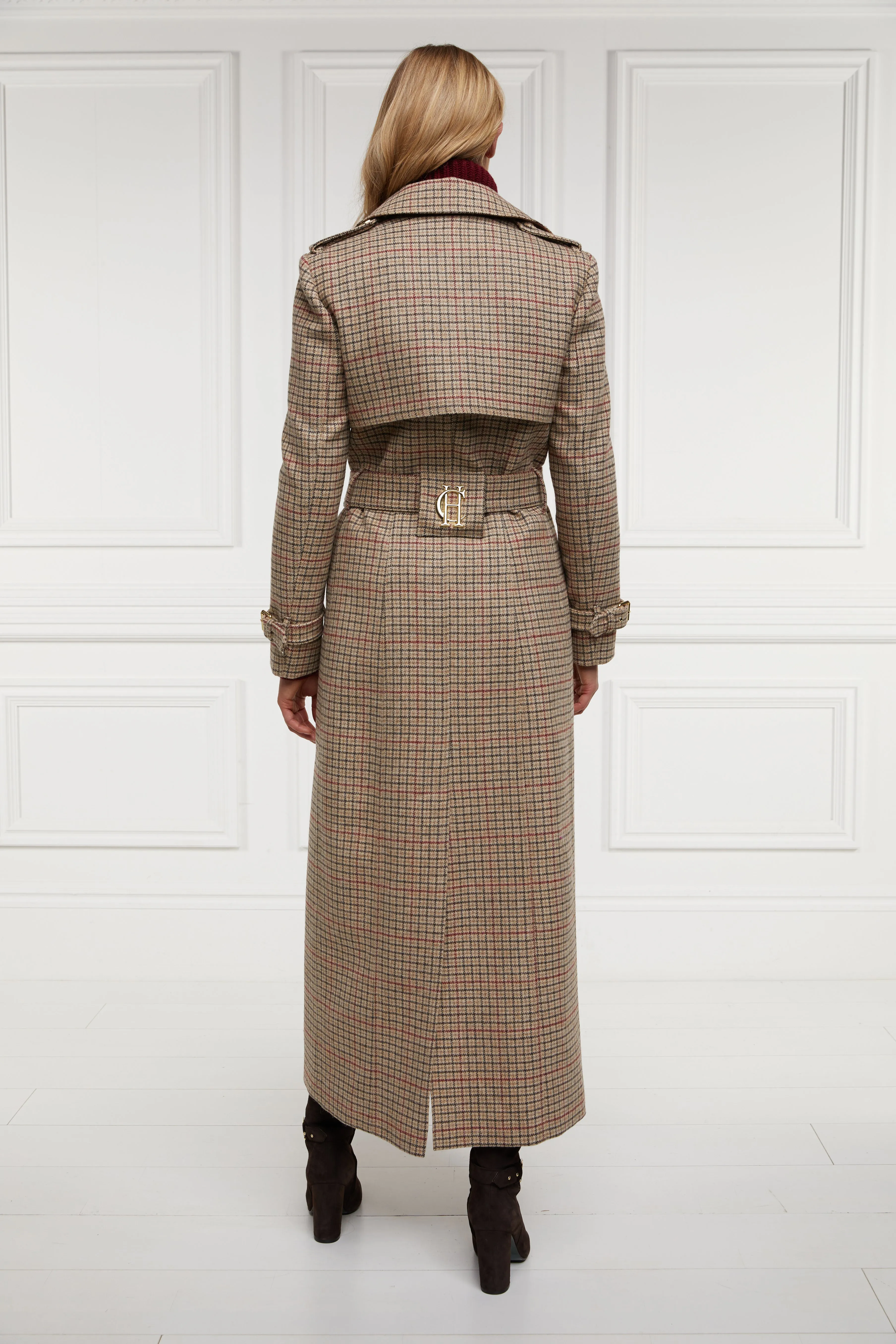 Full Length Marlborough Trench Coat (Charlton Tweed)