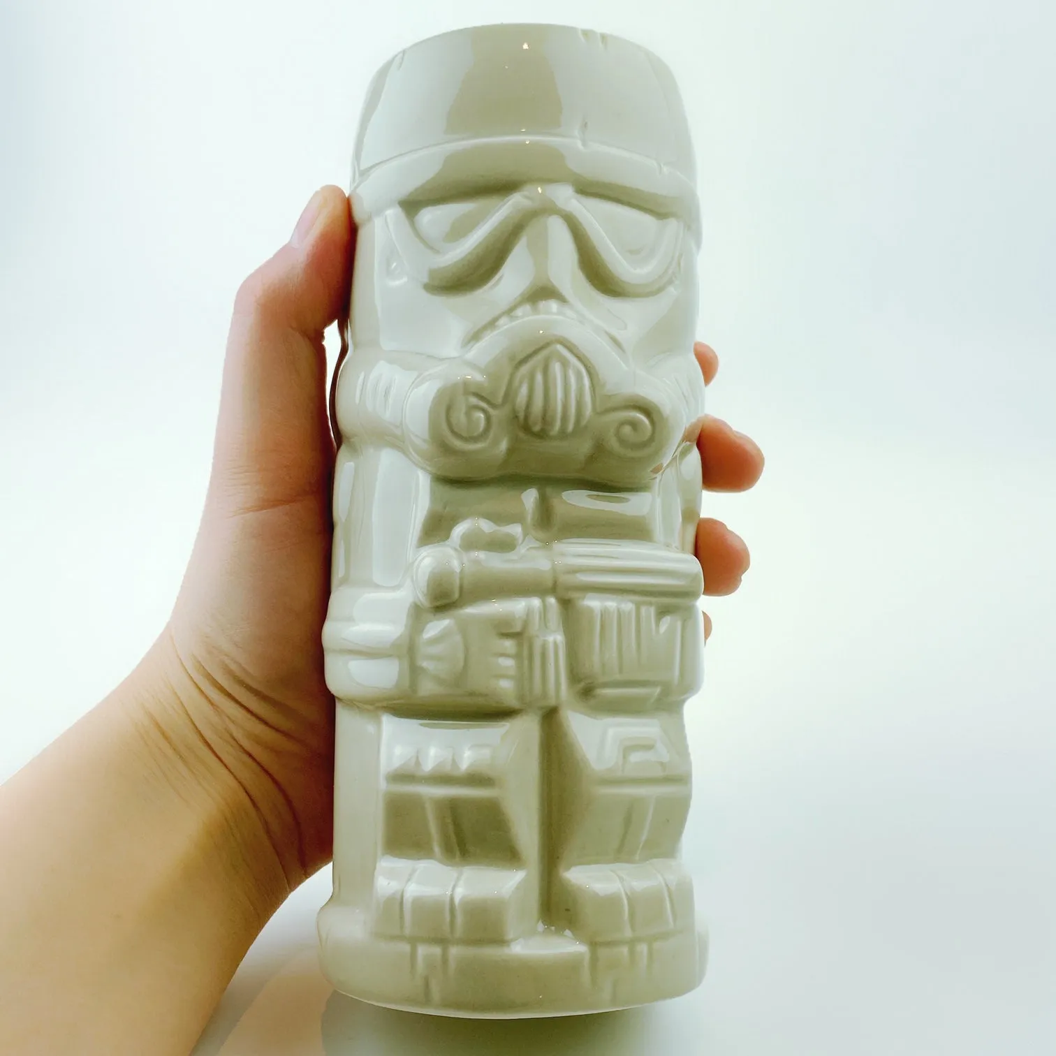 Geeki Tikis Star Wars Storm Trooper Tiki Style Ceramic Mug - 15 oz