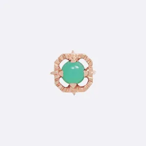 Gem Kappa 04 - 14K ROSE - Chrysoprase