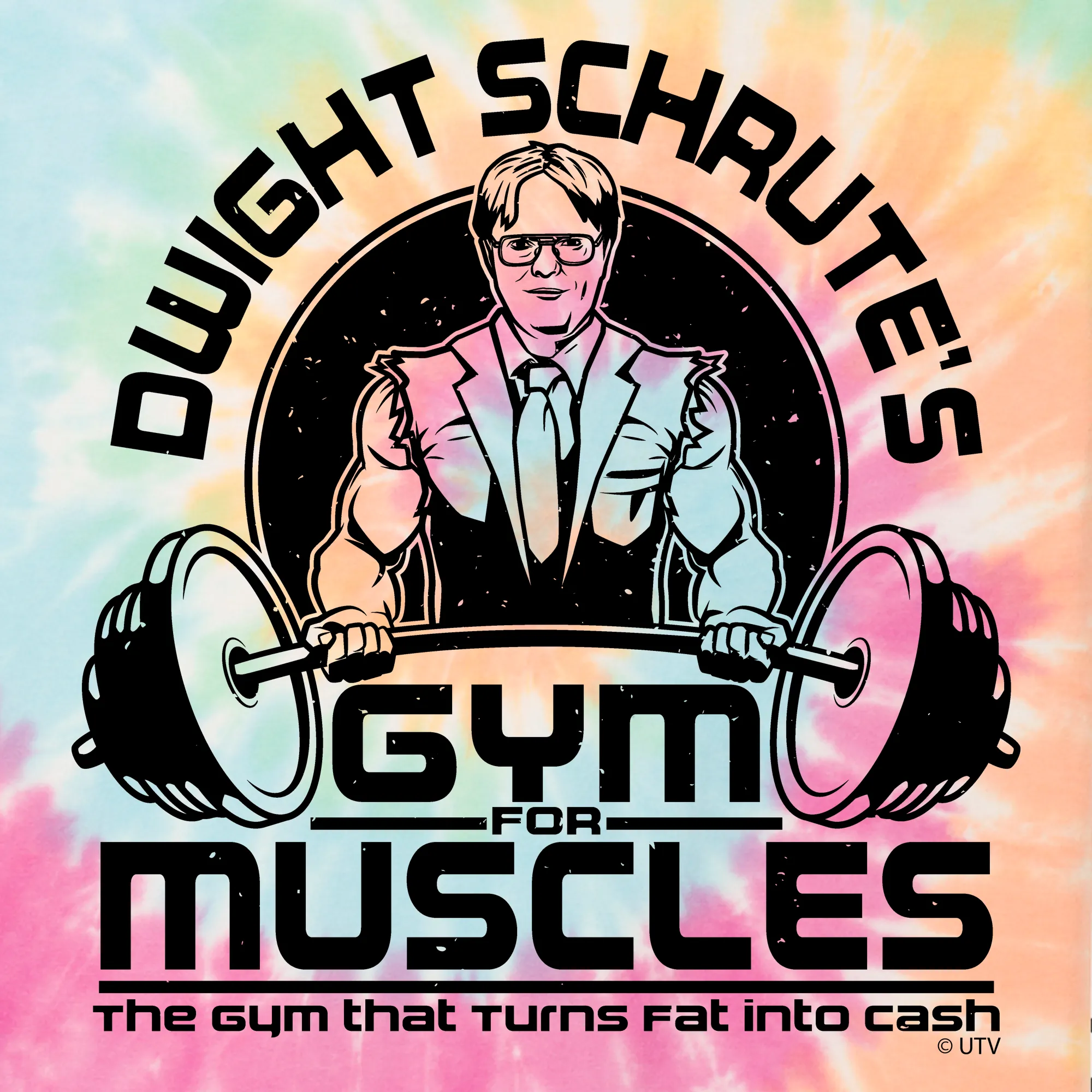 Gym For Muscles - Tie Dye TShirt