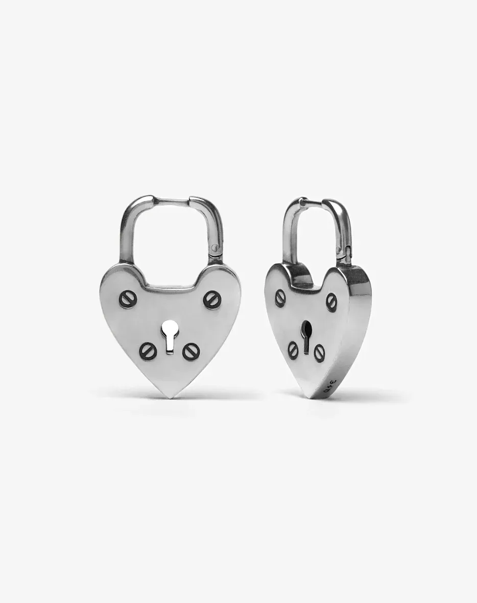 Hatchet Lock Earrings