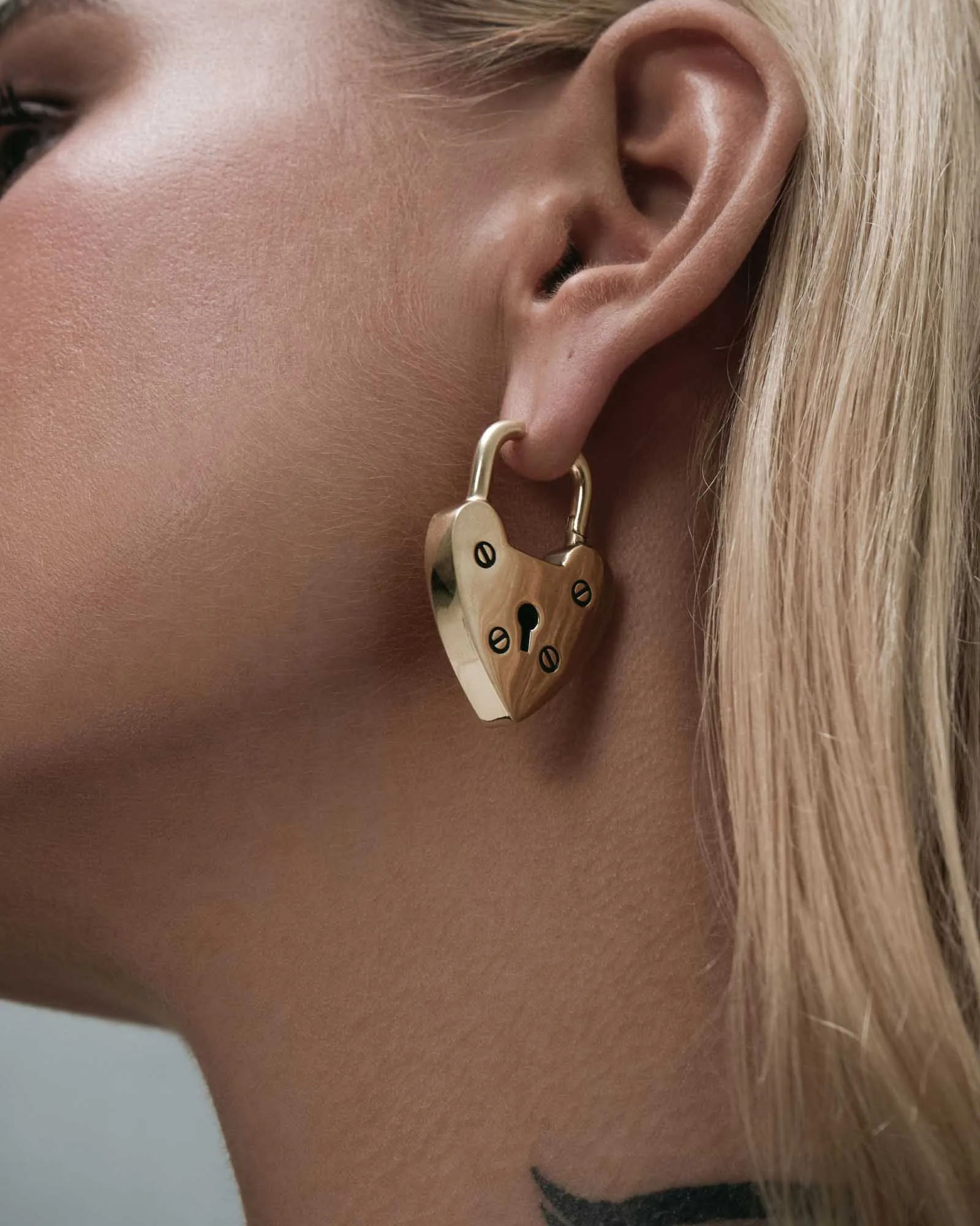 Hatchet Lock Earrings