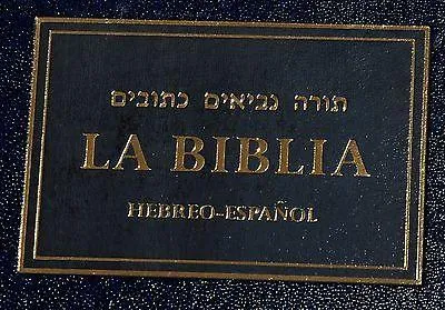 Hebrew-Spanish Bible version in accordance with Jewish tradition Hardcover