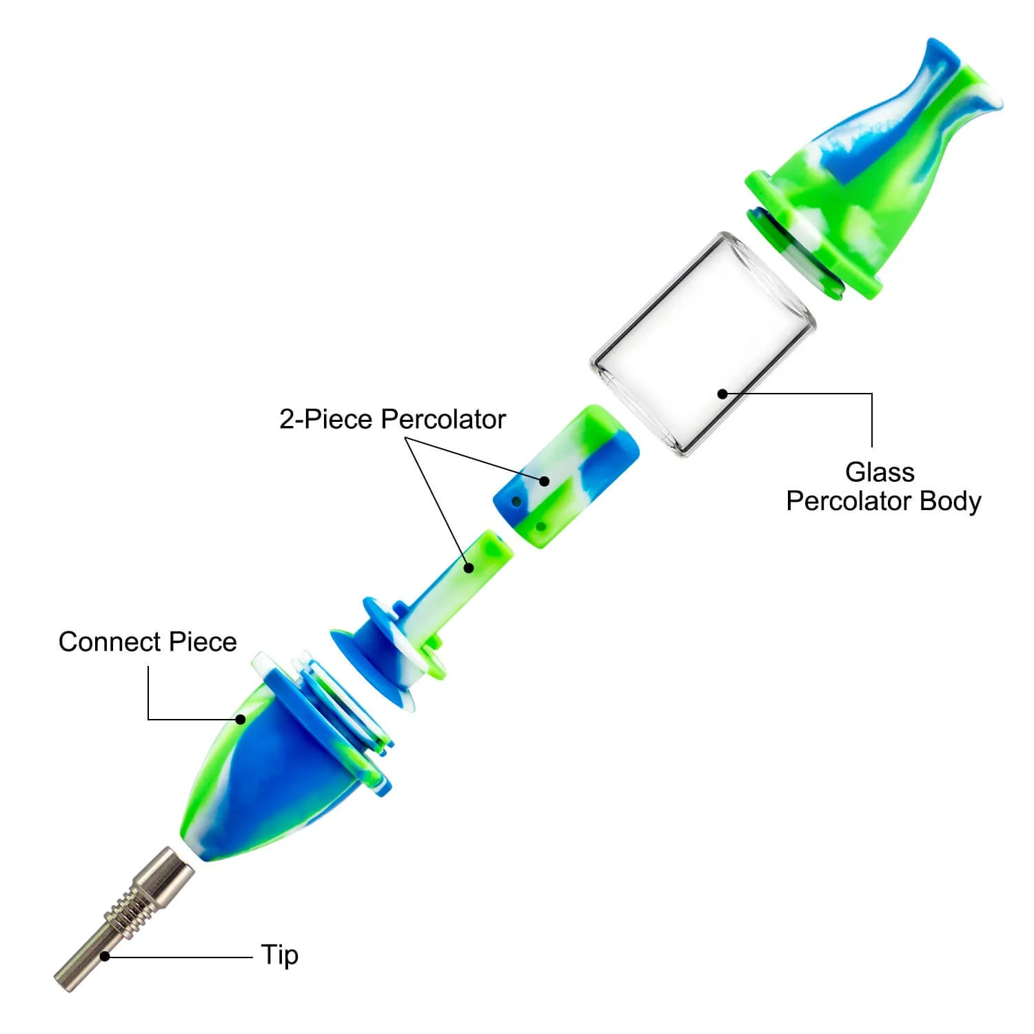 Honey Straw With Silicone Container