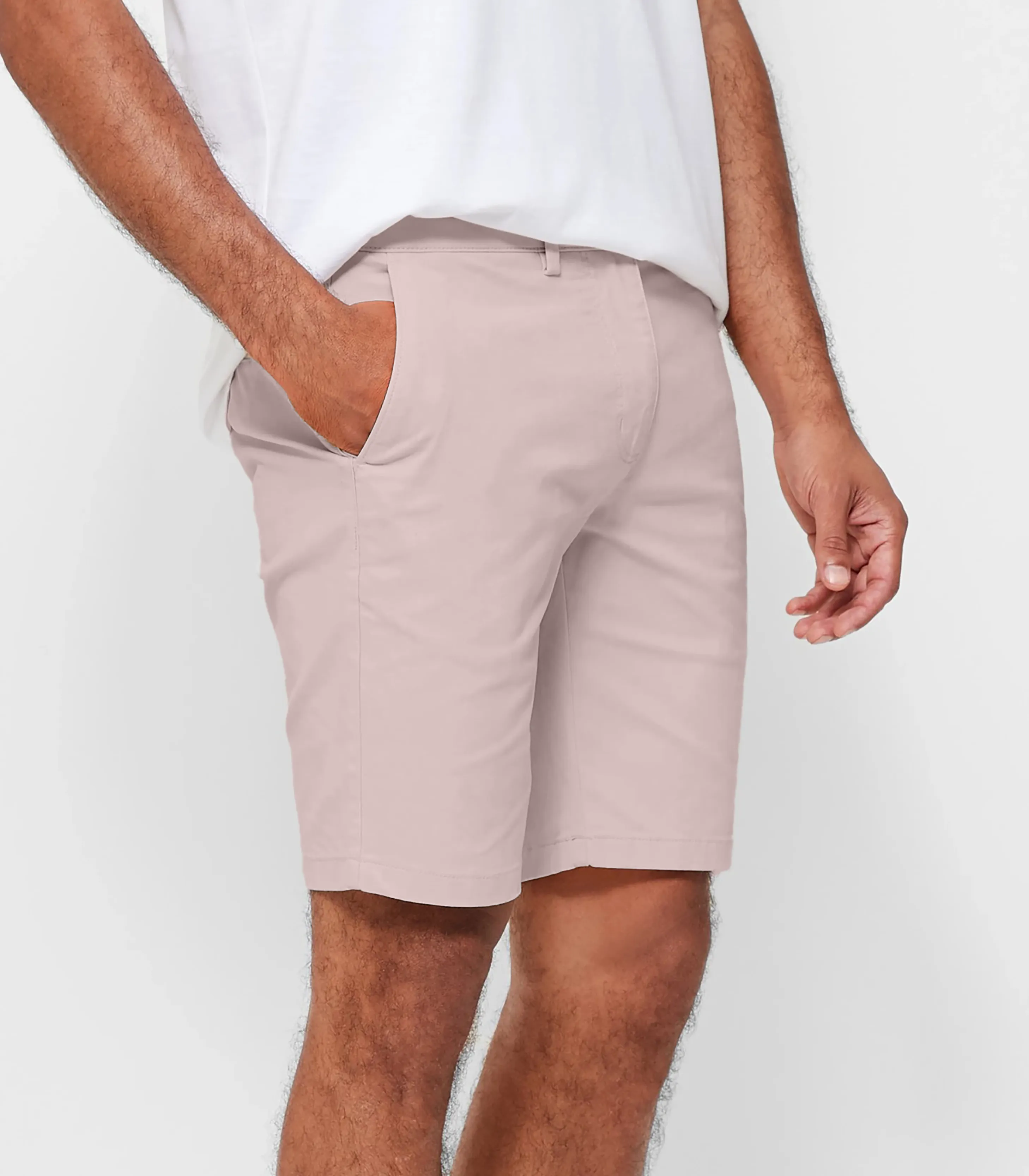 Hugo premium stretch chino short in Candy