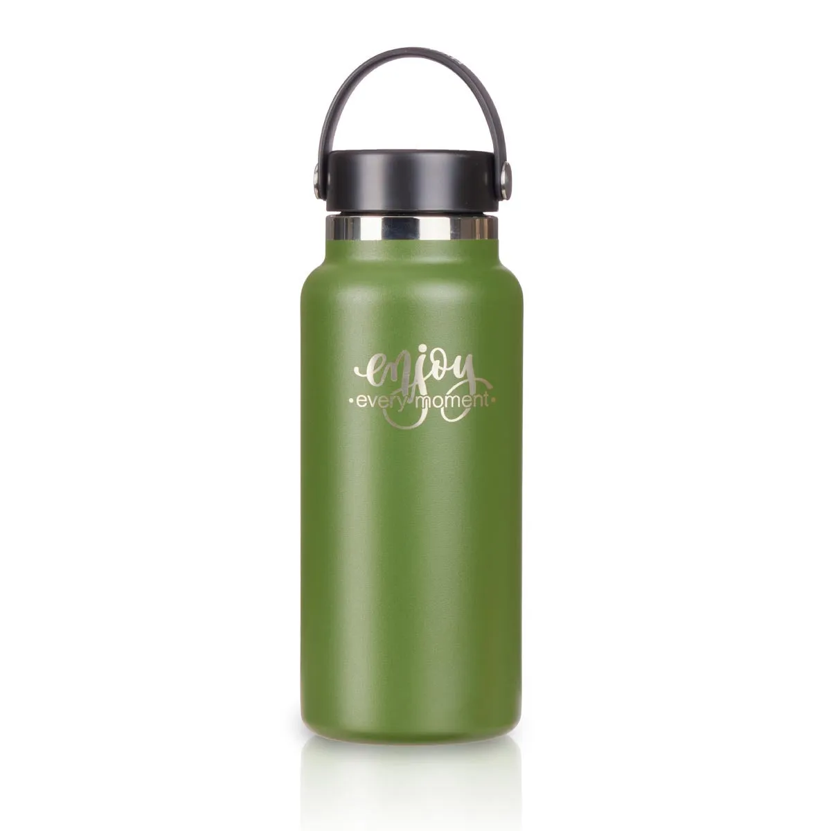 Hydro Flask "Equipped For Life" Engraved 32 oz Wide Mouth 2.0 Bottle