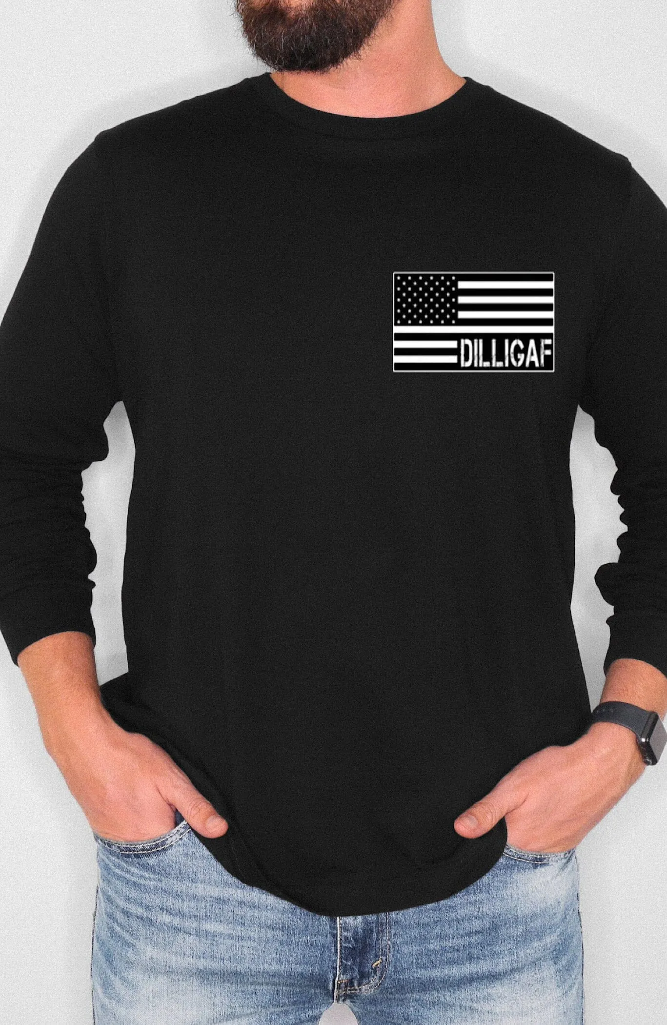 I Fear No Evil  Black Longsleeve