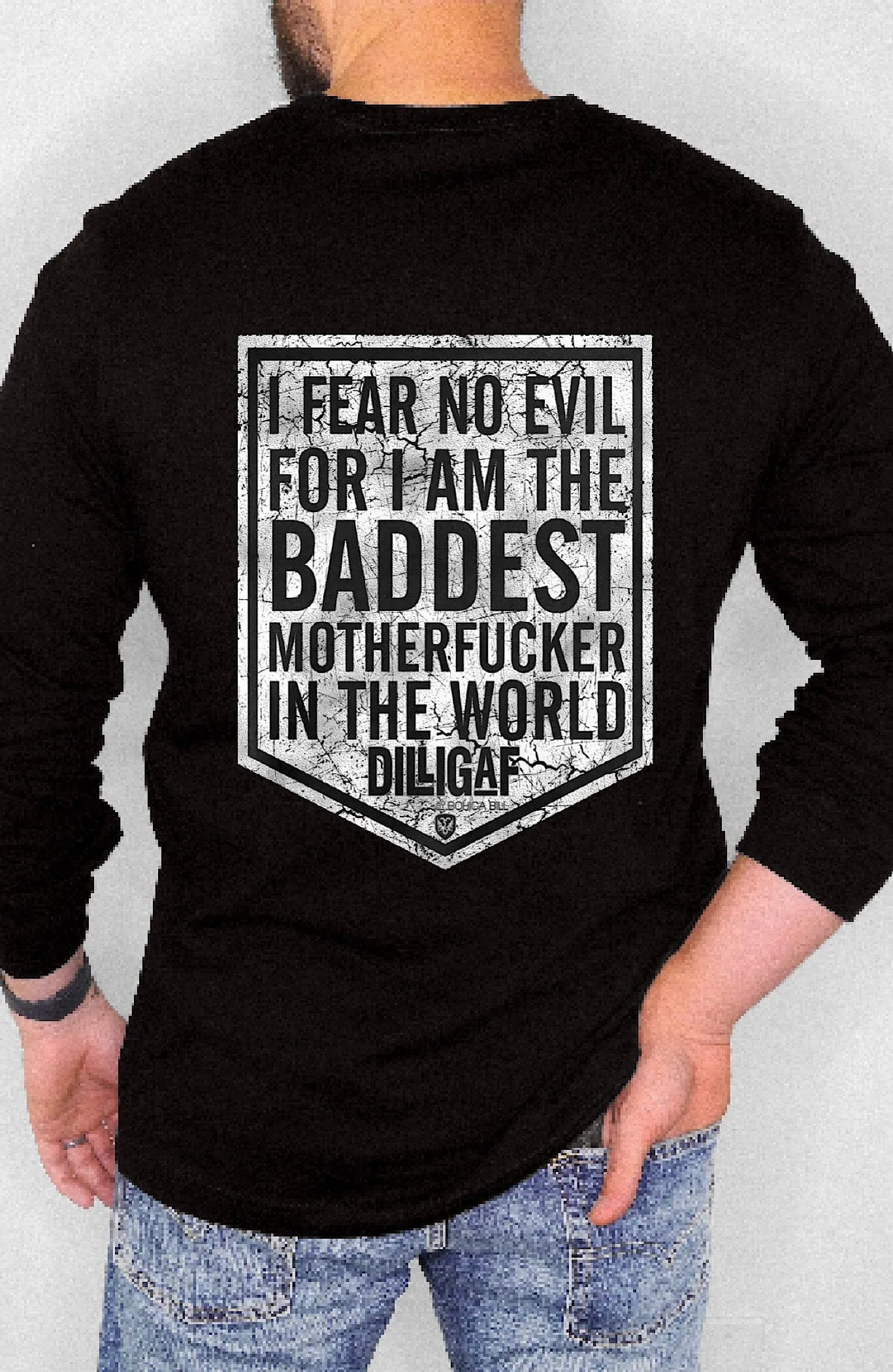 I Fear No Evil  Black Longsleeve