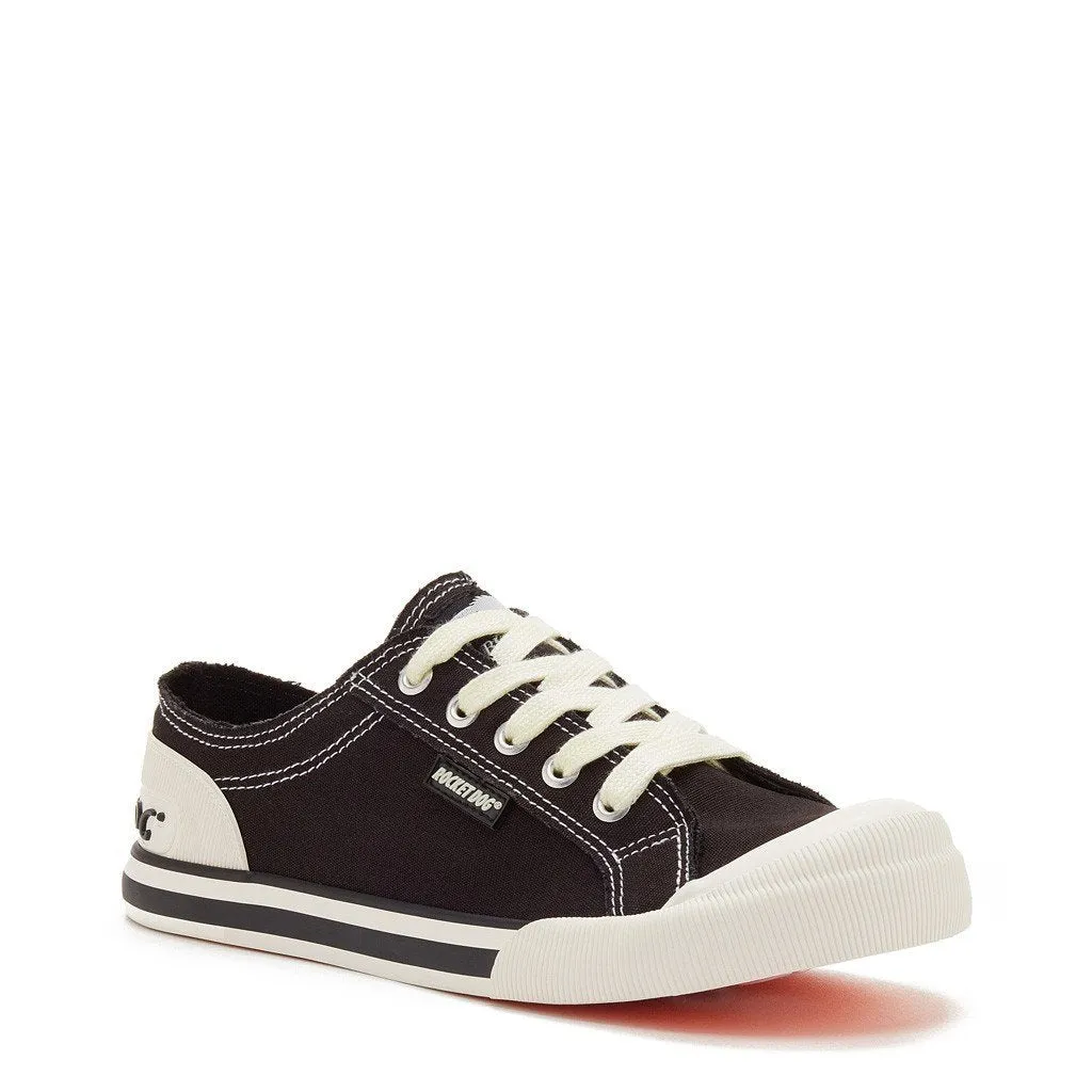 Jazzin Black Canvas Women's Sneaker