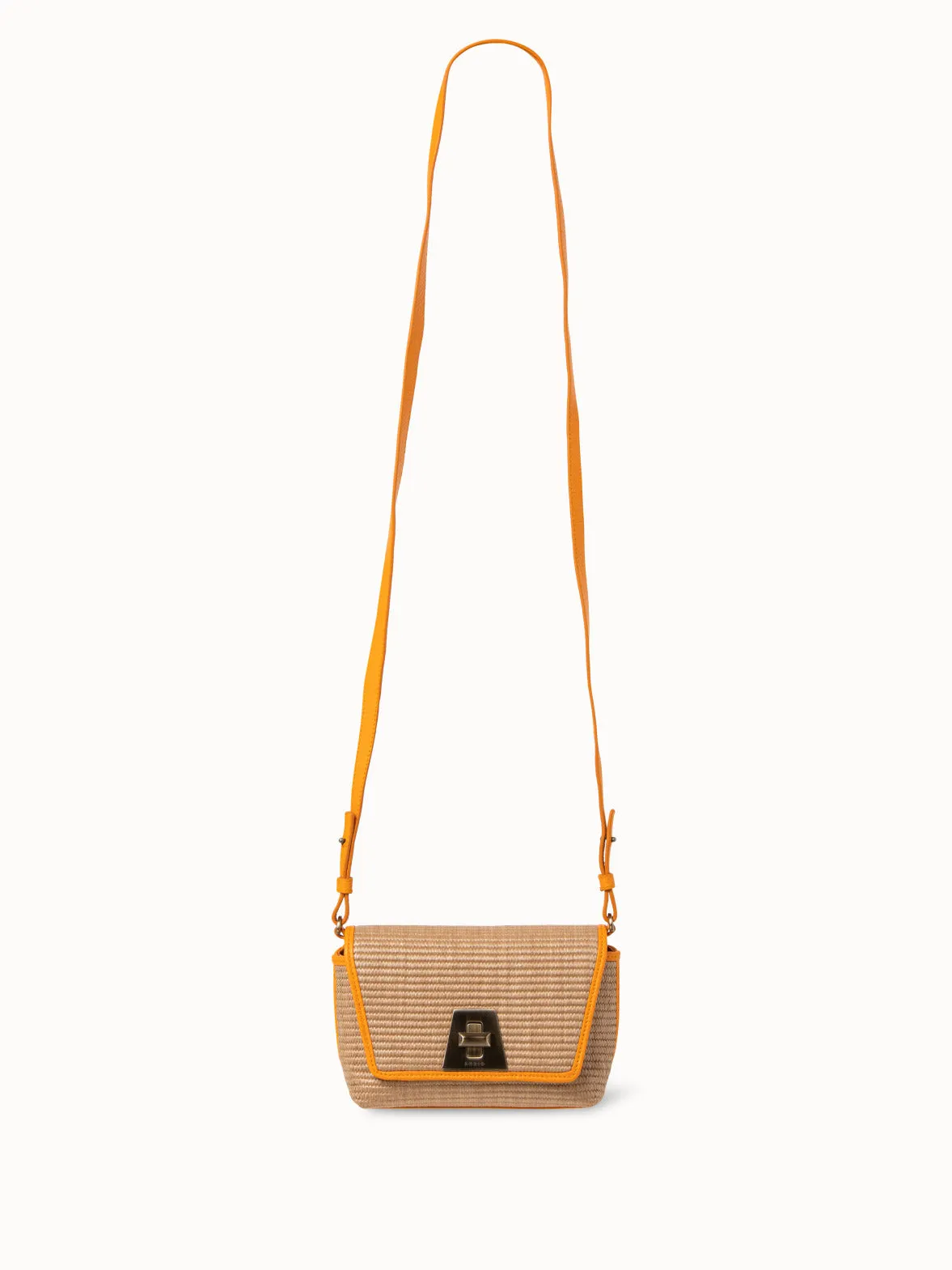 Kleine Anouk Day Bag aus Raffia