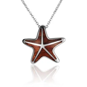 Koa Wood Royal Sea Star Pendant