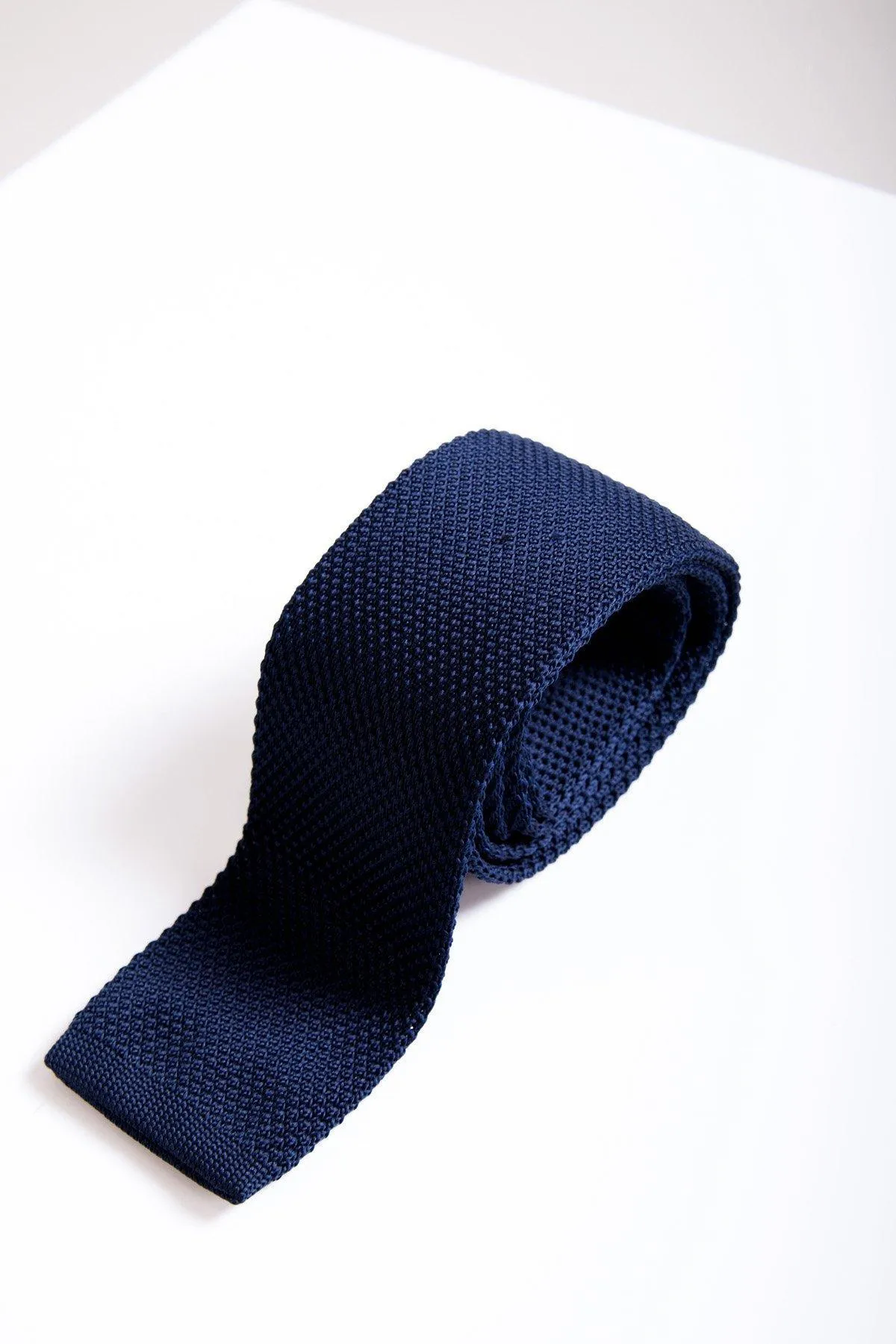 KT - Navy Knitted Tie