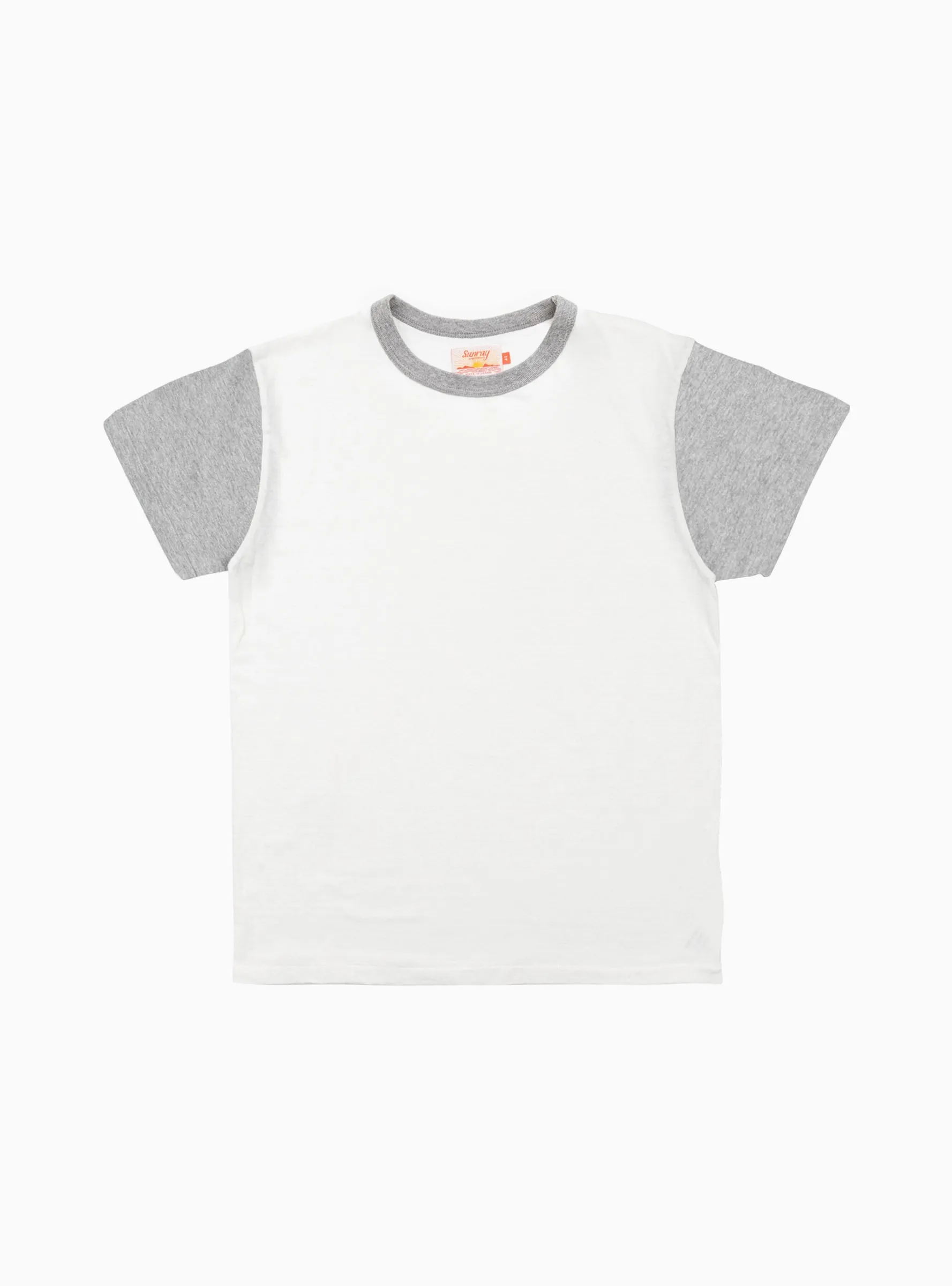 La'ie Short Sleeve T-shirt Off White & Hambledon Grey