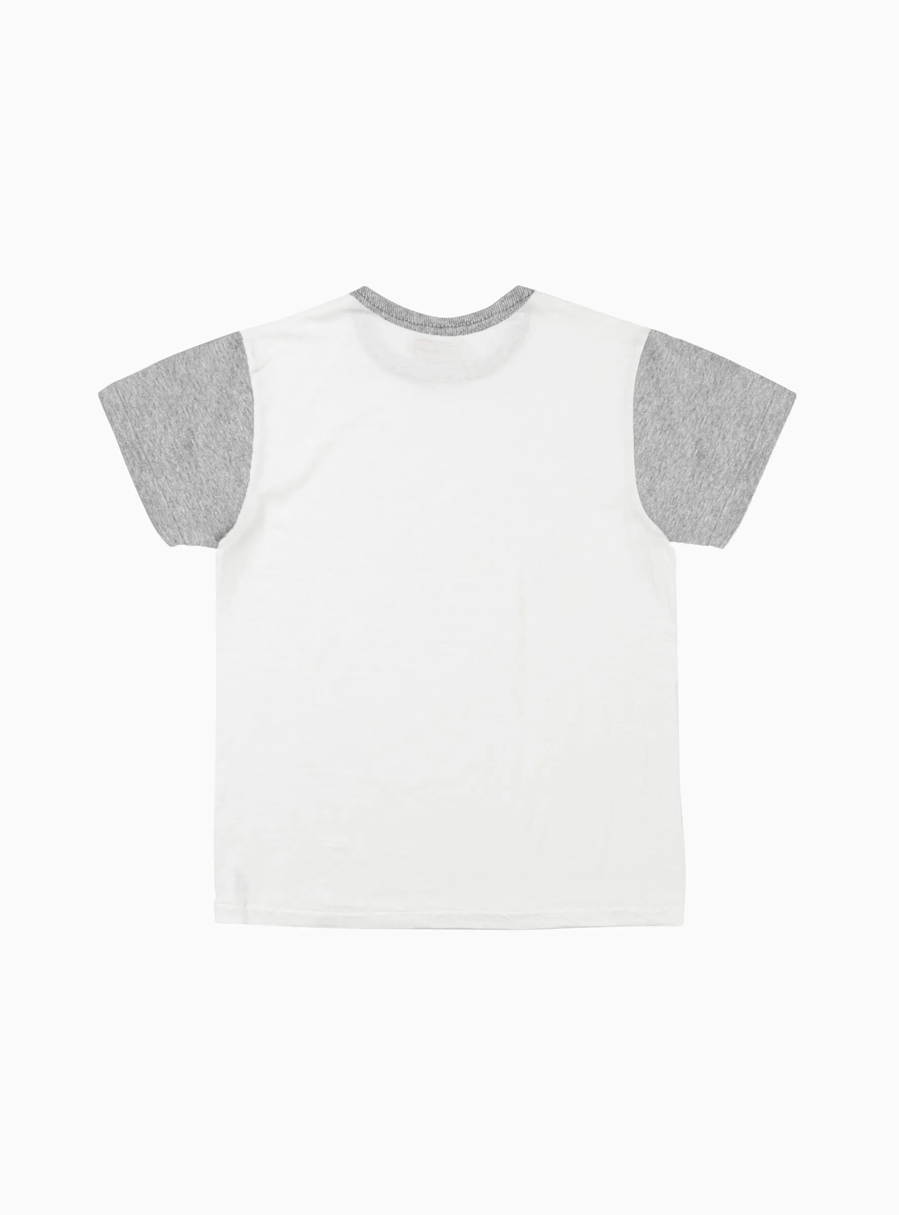 La'ie Short Sleeve T-shirt Off White & Hambledon Grey