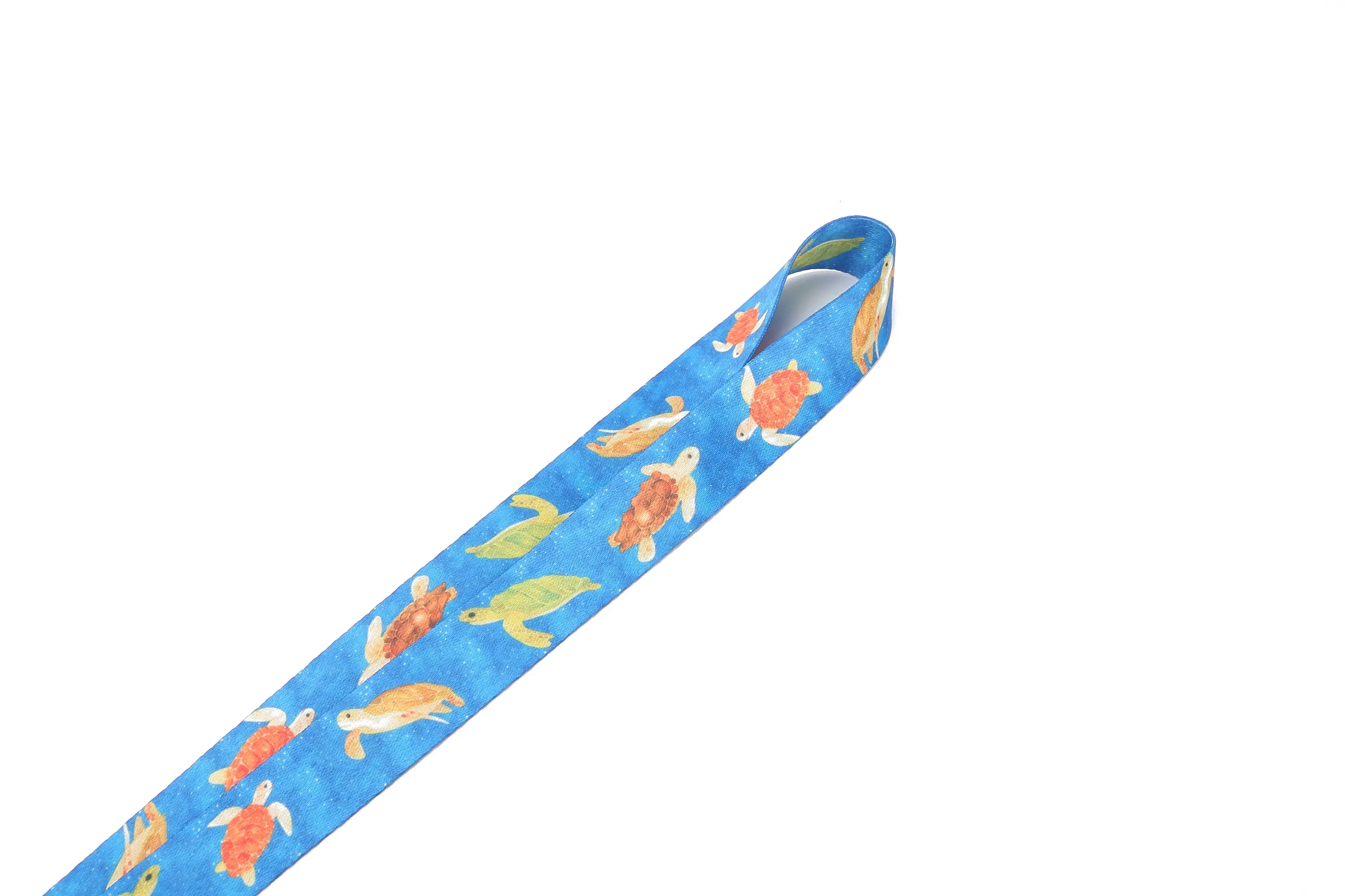 Lanyard Local Turtles Blue