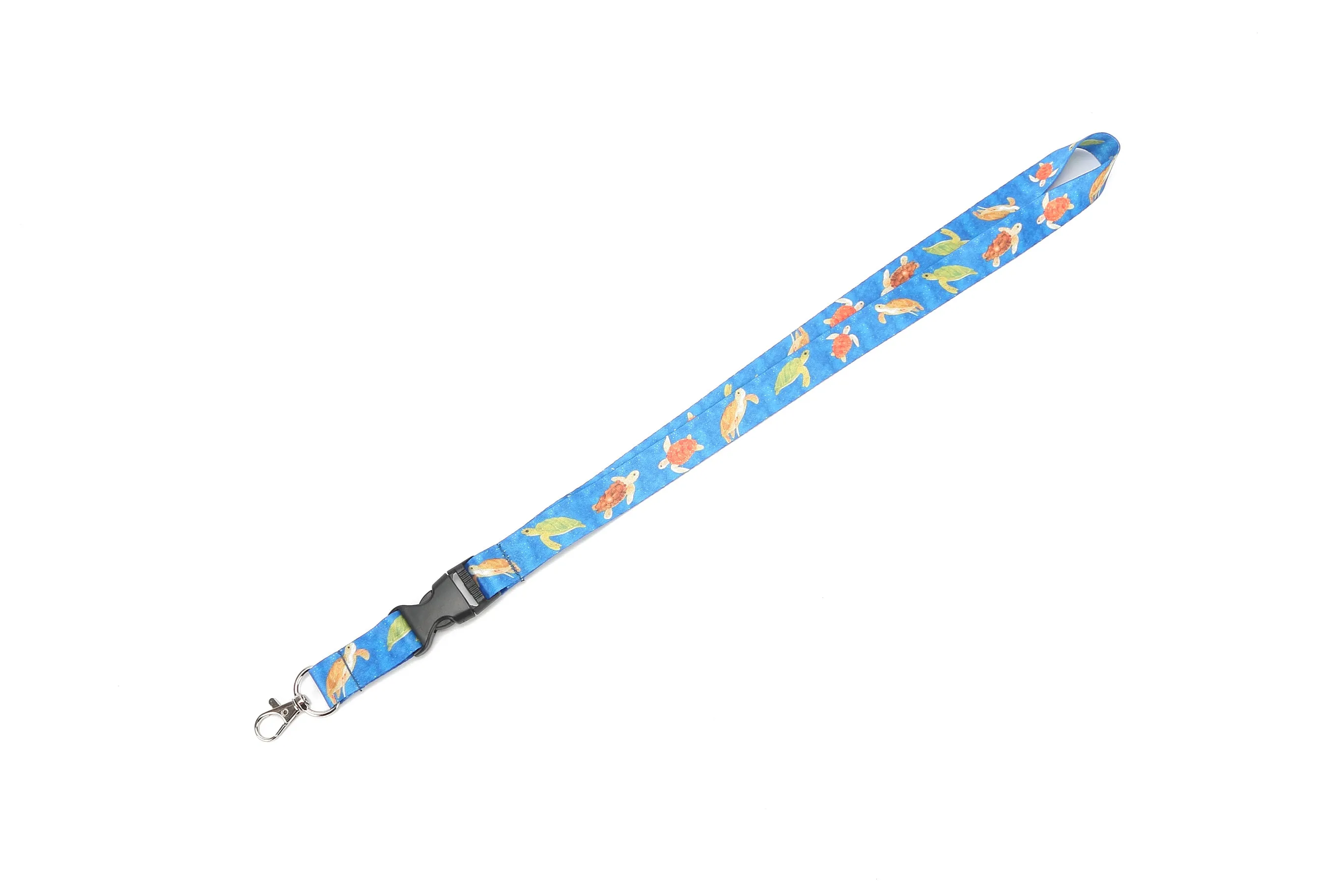 Lanyard Local Turtles Blue