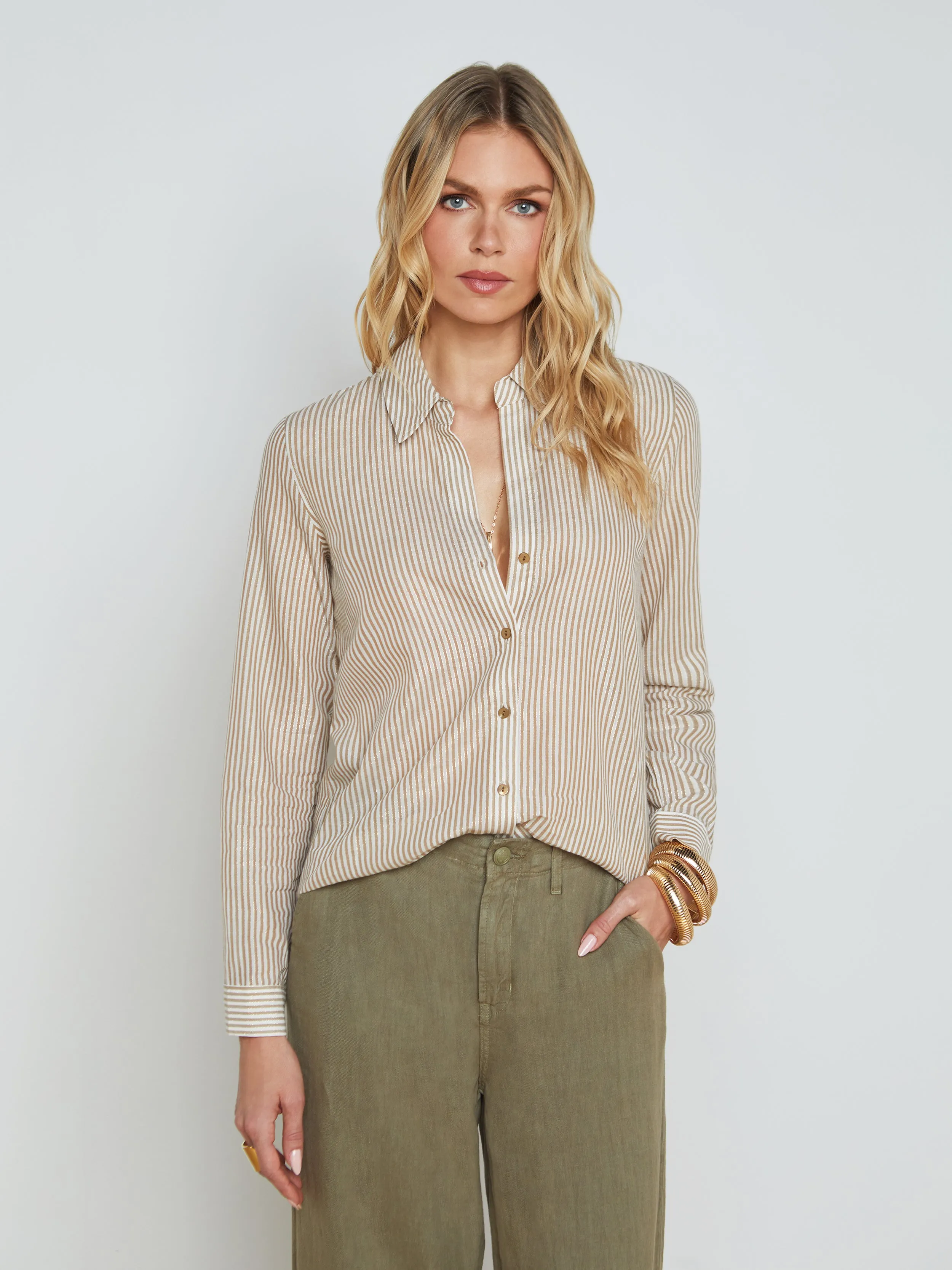 Laurent Striped Blouse