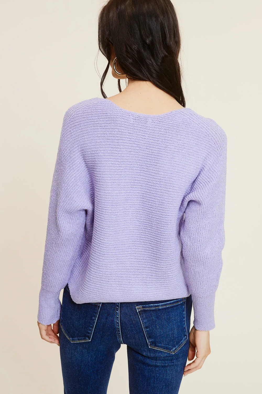 Lavender Knit Sweater