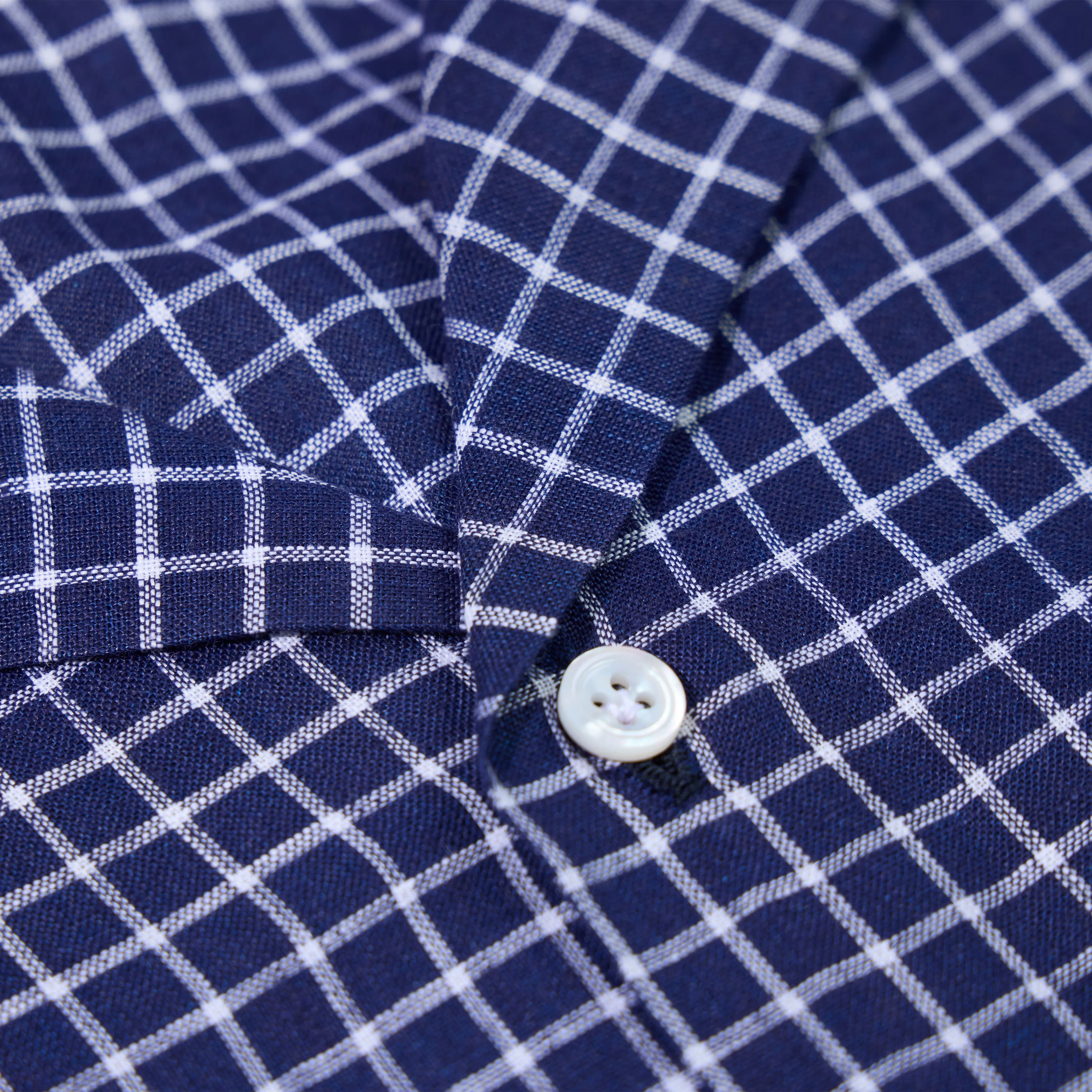 Linen Check Summer Shirt