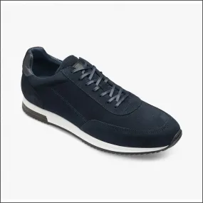 Loake Bannister Navy Suede Trainer*