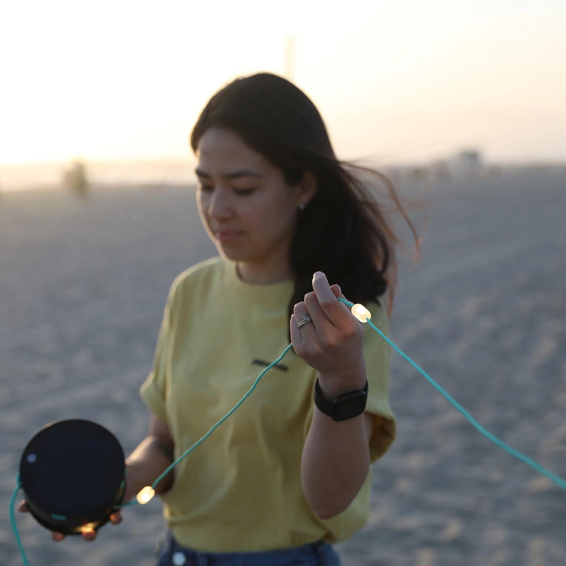 Luci String Lights - Solar & USB Charging Lantern