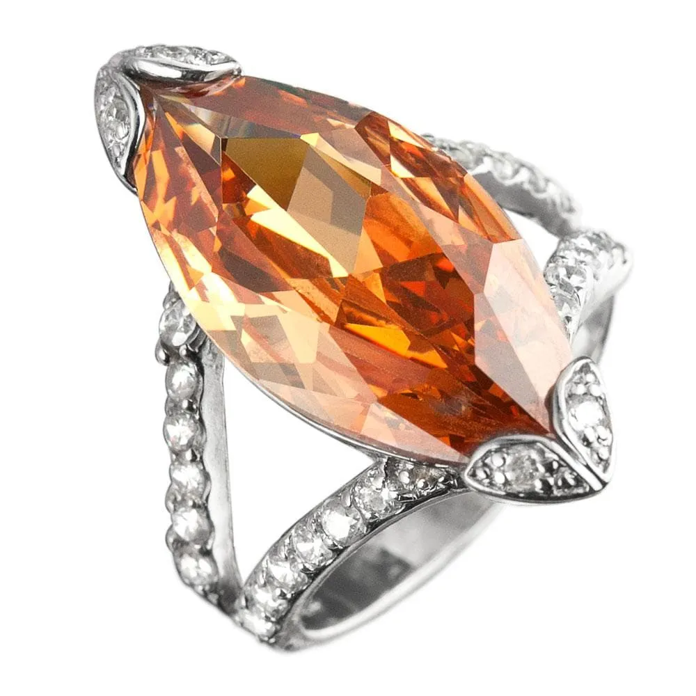 Marquise Champagne Ring