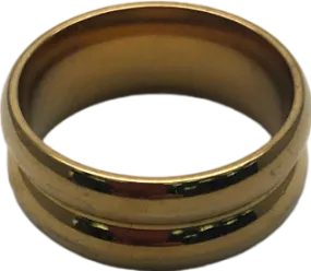 Metallic Double Gold Ring