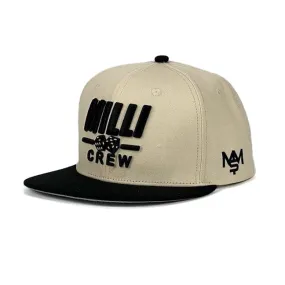 Milli Crew - Natural Sail Snapback Cap