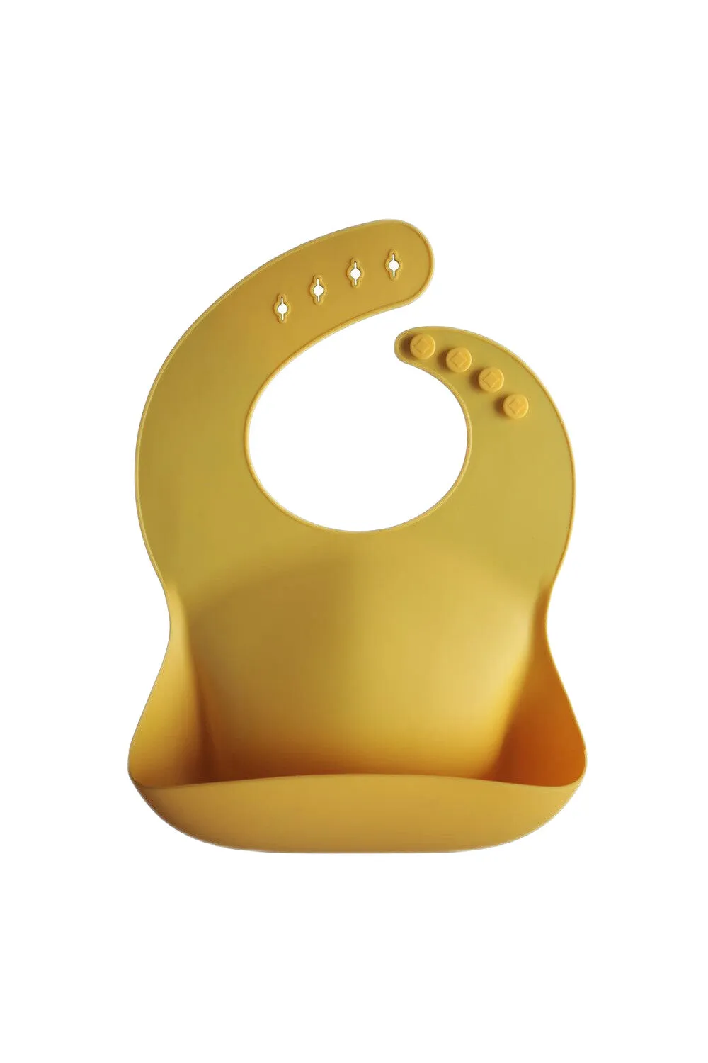 Mushie - Silicone Bib - Mineral Yellow