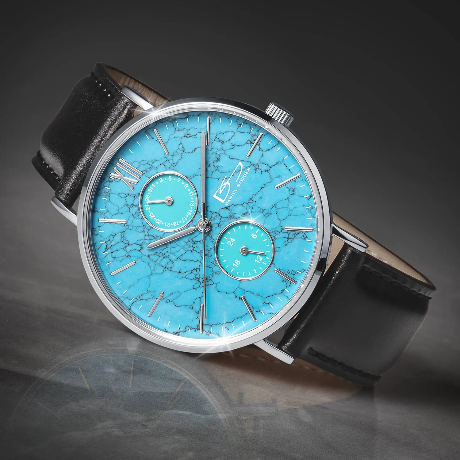 Natural Stone Turquoise Men's Watch