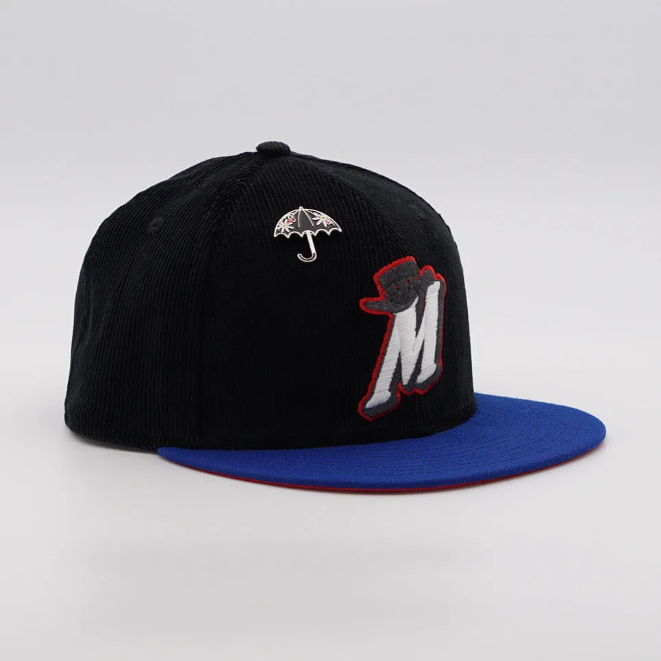 New Era Cap 59Fifty MiLB High Desert Mavericks Corduroy 2 tone No Side Patch FR Exclusive