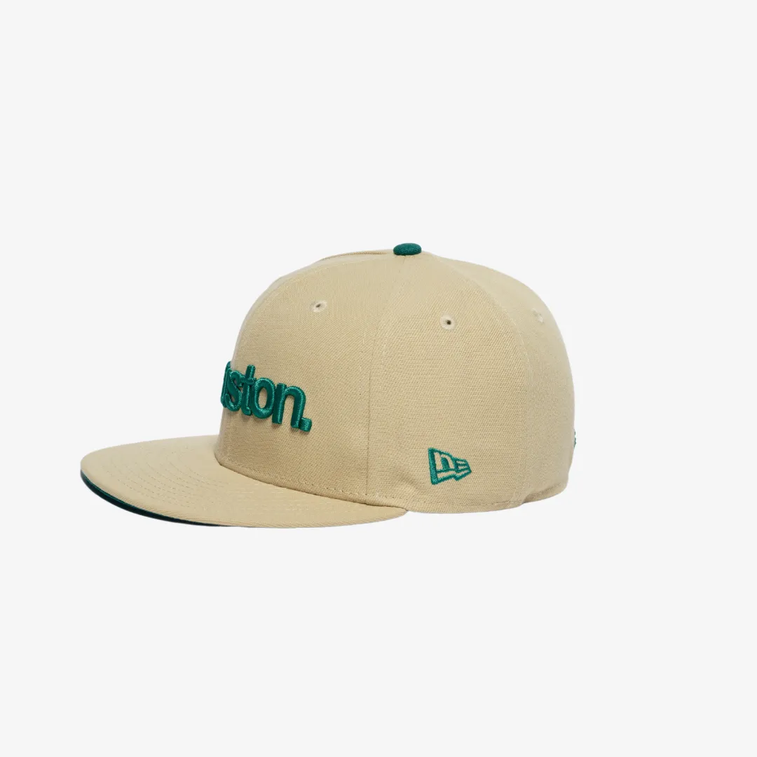 new era x premiumgoods. houston. 59fifty fitted (vegas gold)