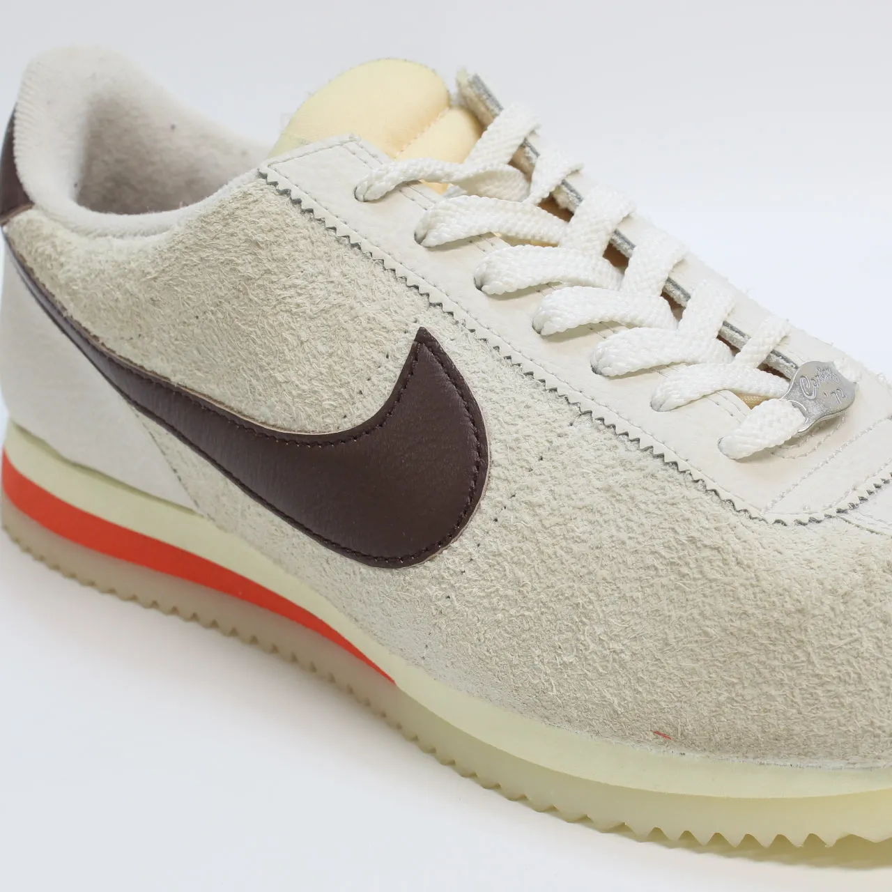 Nike Cortez Sail Earth Light Orewood Metallic Silver Uk Size 5