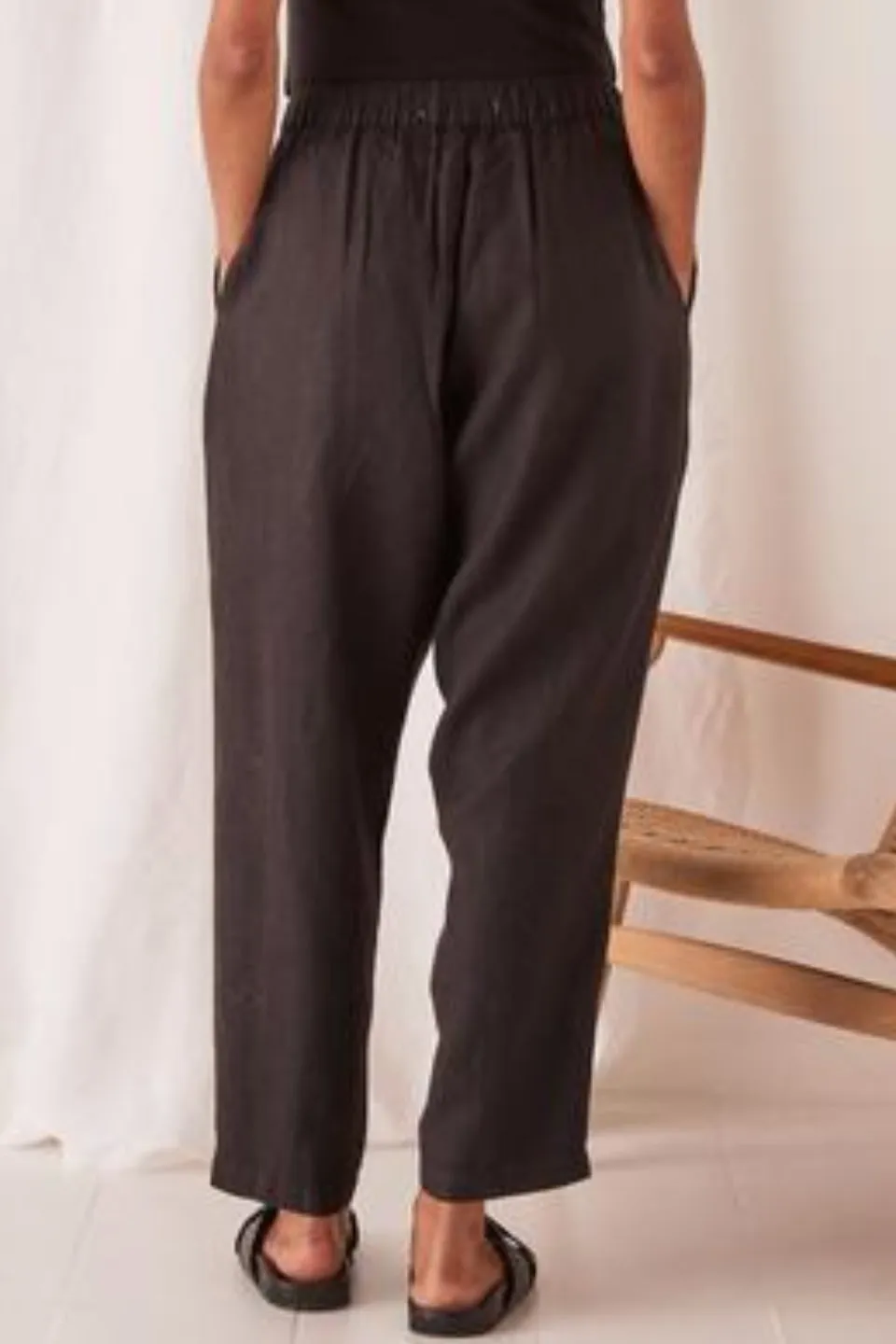 Noma Linen Black Pant