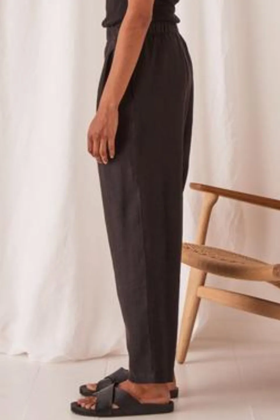 Noma Linen Black Pant