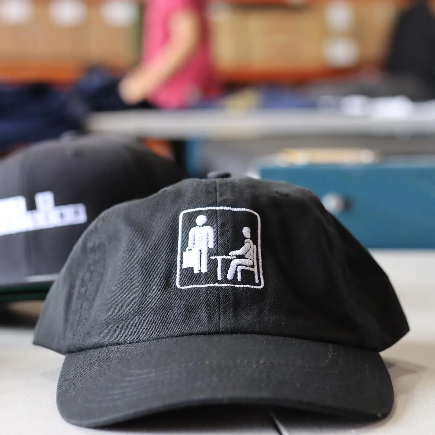 Office Logo - Classic Dad Hat Black