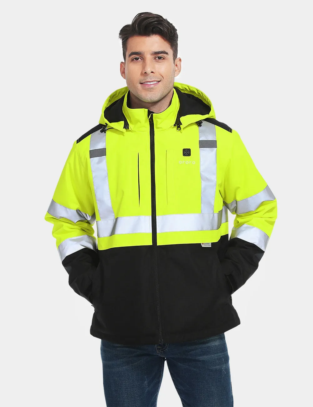 (Open-Box) Men's Heated High-Visibility Work Jacket (Battery Set Not Included)