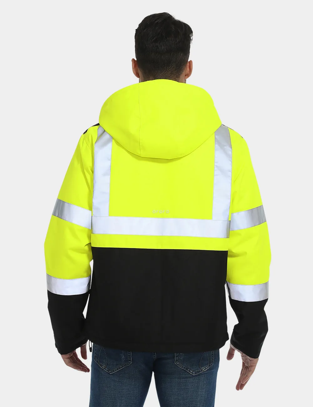 (Open-Box) Men's Heated High-Visibility Work Jacket (Battery Set Not Included)