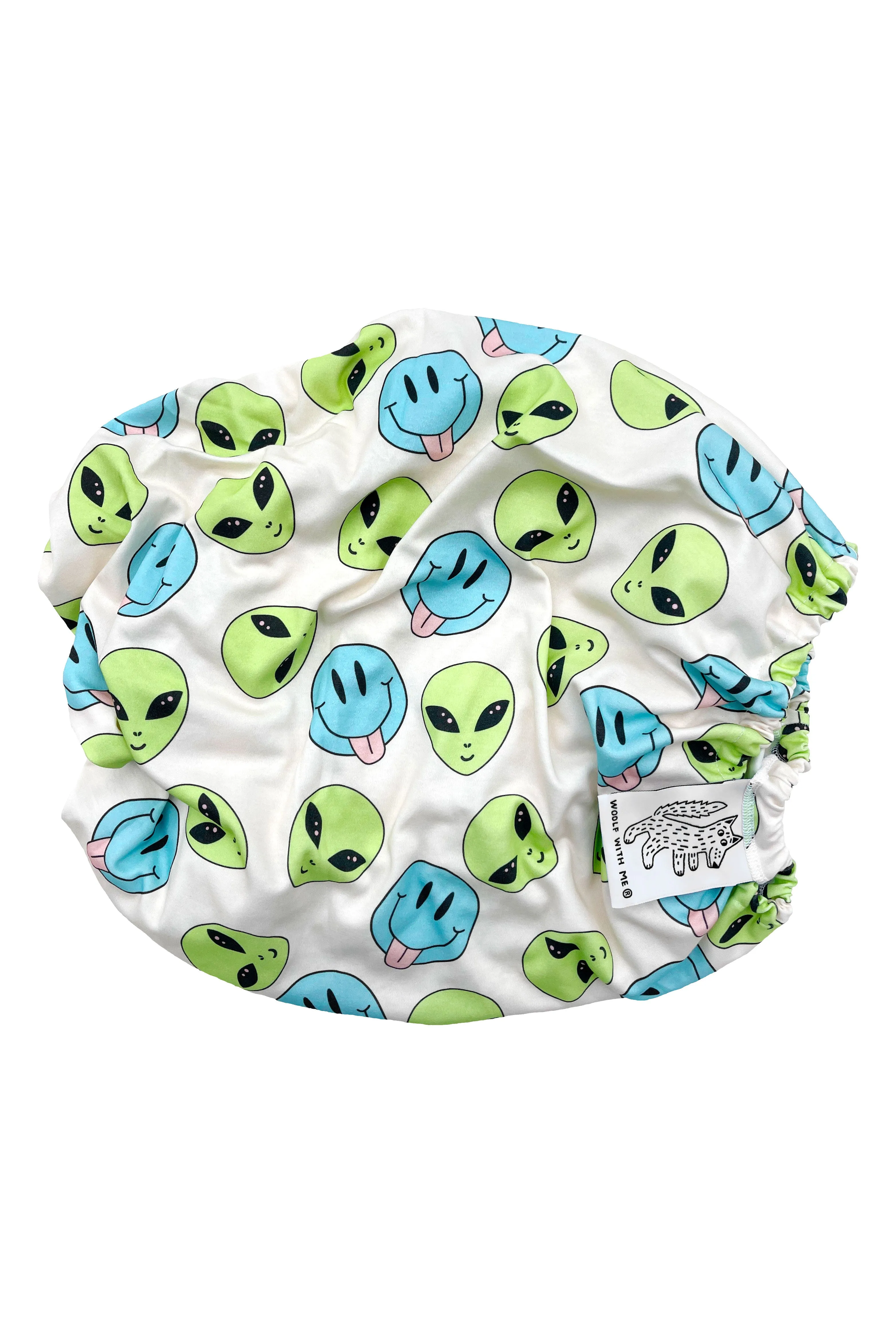 Organic Crib Sheet Aliens Smiley Faces