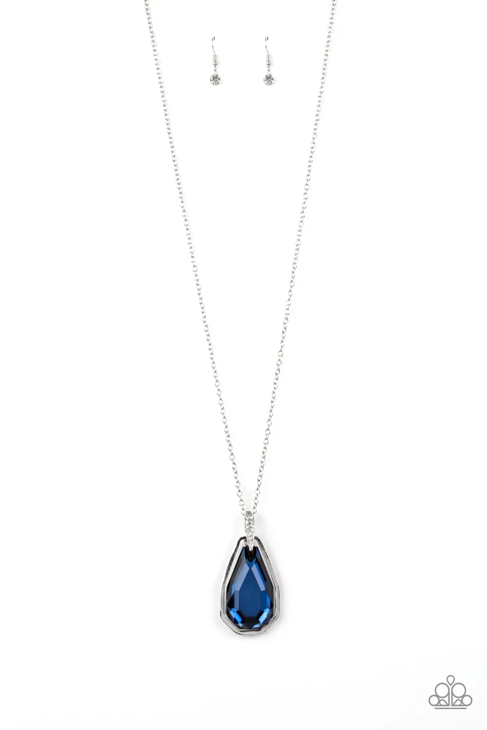 Paparazzi Accessories  - Maven Magic #N71 Peg - Blue Necklace