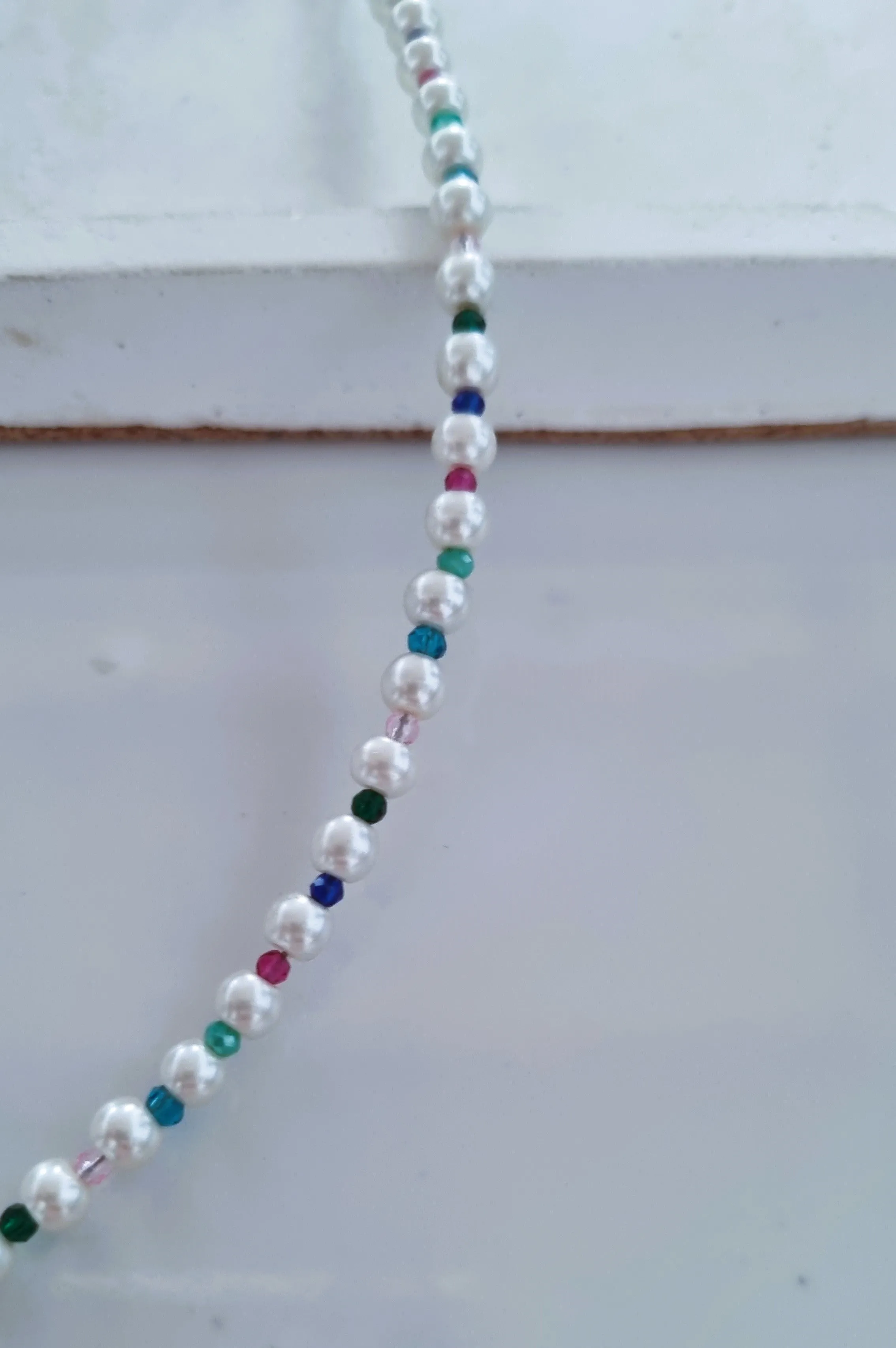 Pearl colorful necklace